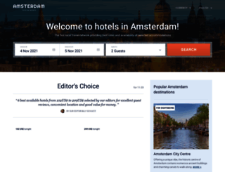hoteleamsterdam.net screenshot
