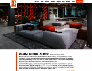 hoteleastlund.com screenshot