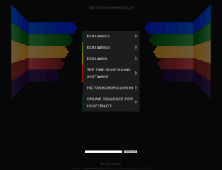 hoteledelweiss.it screenshot