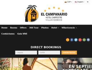 hotelelcampanario.veropticas.com screenshot