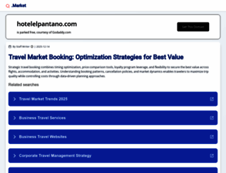 hotelelpantano.com screenshot