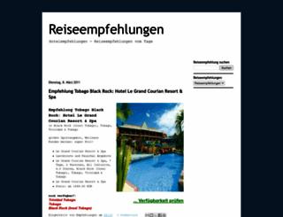 hotelempfehlung.blogspot.com screenshot