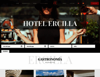 hotelercilla.es screenshot