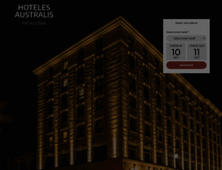hoteles-australis.com screenshot