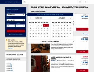 hoteles-de-girona.com screenshot