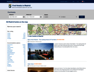 hoteles-in-madrid.net screenshot