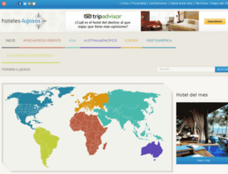 hoteles-lujosos.com screenshot