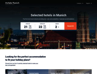 hoteles-munich.com screenshot