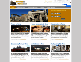 hotelesderoma.com screenshot