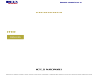 hotelesenlinea.mx screenshot
