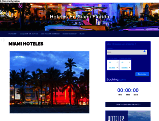 hotelesenmiami.com screenshot