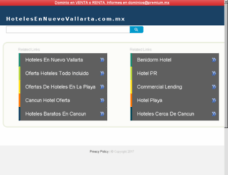 hotelesennuevovallarta.com.mx screenshot