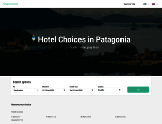 hotelesenpatagonia.com screenshot