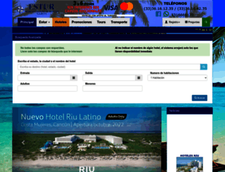 hotelesestur.com screenshot