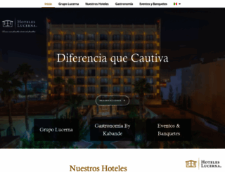hoteleslucerna.com screenshot
