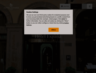 hotelespanya.com screenshot