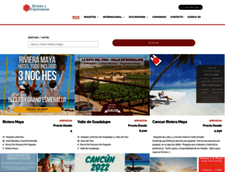 hotelesyexperiencias.com screenshot