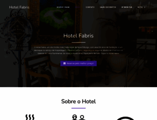 hotelfabris.com.br screenshot