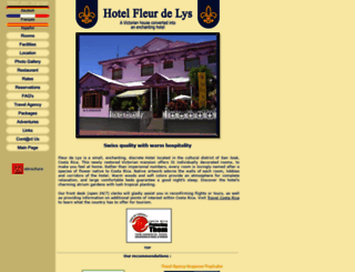 hotelfleurdelys.com screenshot