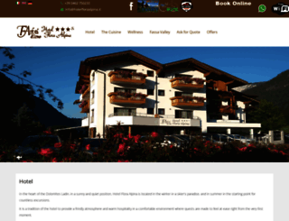 hotelfloraalpina.it screenshot