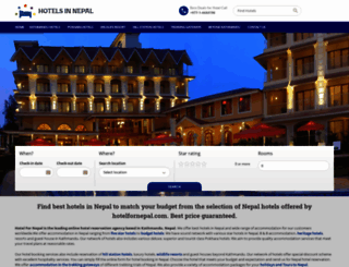hotelfornepal.com screenshot