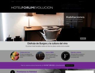 hotelforumevolucion.com screenshot
