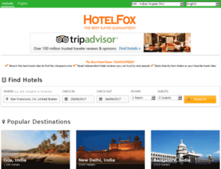 hotelfox.in screenshot