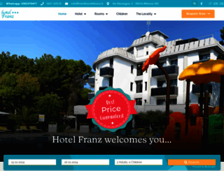 hotelfranzbibione.it screenshot