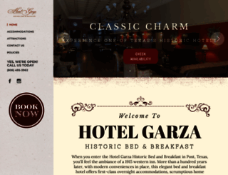 hotelgarza.com screenshot