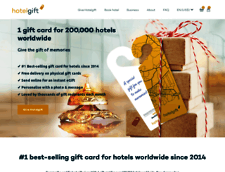 hotelgift.com screenshot