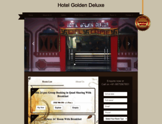 hotelgoldendelux.com screenshot