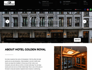 hotelgoldenroyal.com screenshot