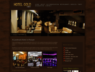 hotelgoldpanipat.com screenshot