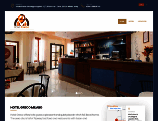 hotelgrecomilano.com screenshot