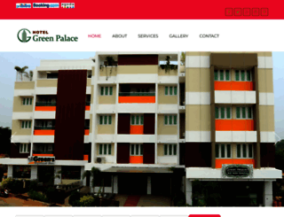 hotelgreenpalacethanjavur.in screenshot
