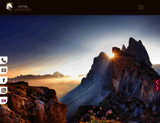 hotelgrones.com screenshot