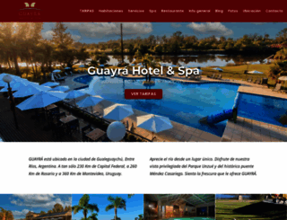 hotelguayra.com.ar screenshot