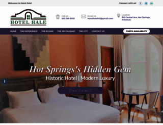 hotelhale.com screenshot