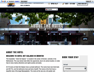 hotelhetgaljoen.nl screenshot
