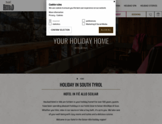 hotelheubad.com screenshot