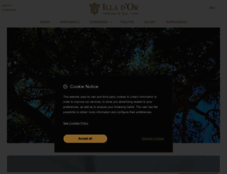 hotelillador.com screenshot