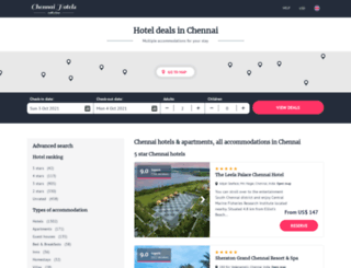 hotelinchennai.com screenshot