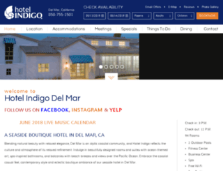 hotelindelmar.com screenshot