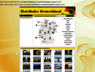 hotelindex.de screenshot