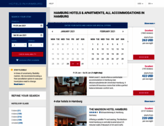 hotelinhamburg.net screenshot