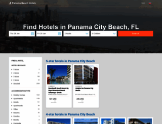 hotelinpanamacitybeach.com screenshot