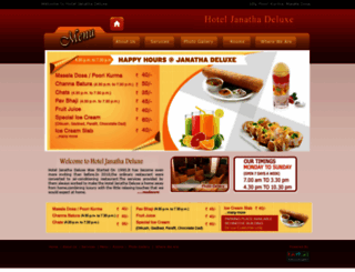 hoteljanathadeluxe.com screenshot