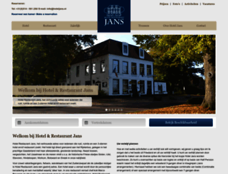 hoteljans.nl screenshot