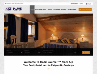 hoteljaume.com screenshot