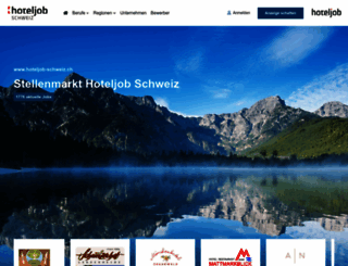 hoteljob-schweiz.ch screenshot